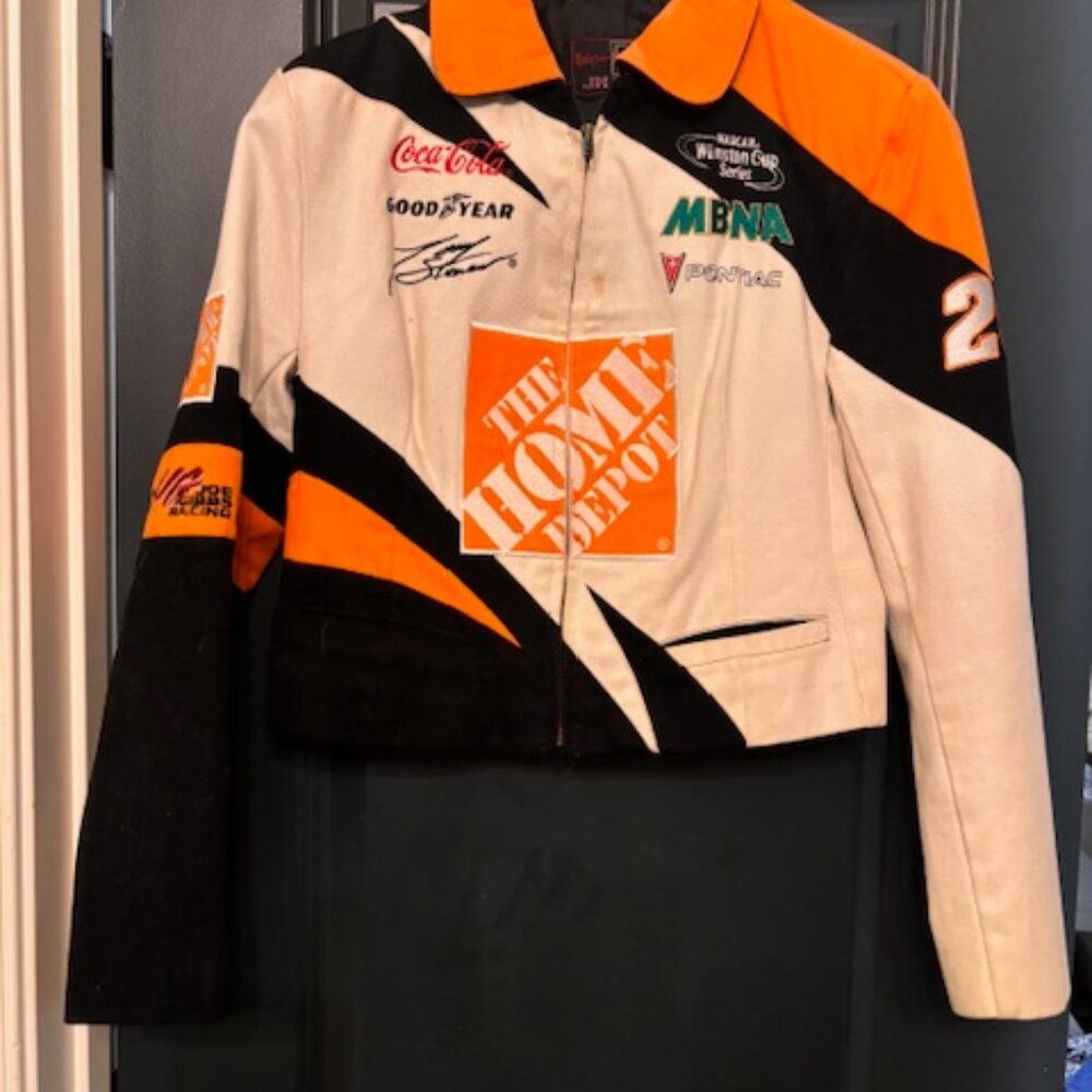 Nascar Home Depot Tony Stewart women's cropped jacket - Size M